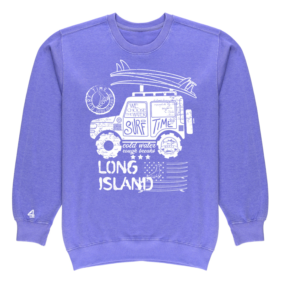 Buoy 4 Long Island Surf Vintage Crewneck