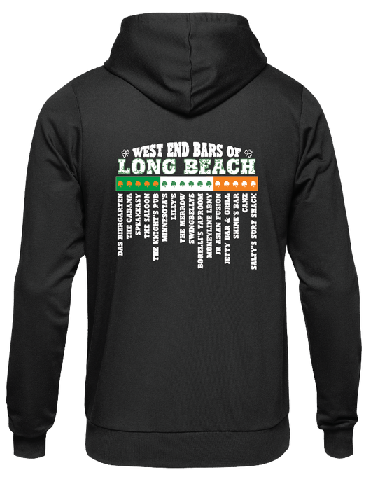 LONG BEACH IRISH DAY West End Bars of Long Beach Graphic Hoodie