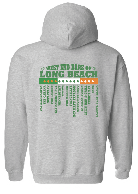 LONG BEACH IRISH DAY West End Bars of Long Beach Graphic Hoodie
