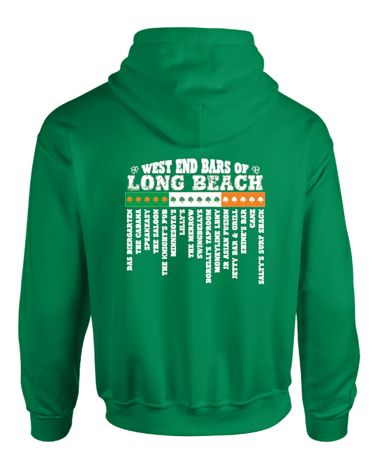 LONG BEACH IRISH DAY West End Bars of Long Beach Graphic Hoodie