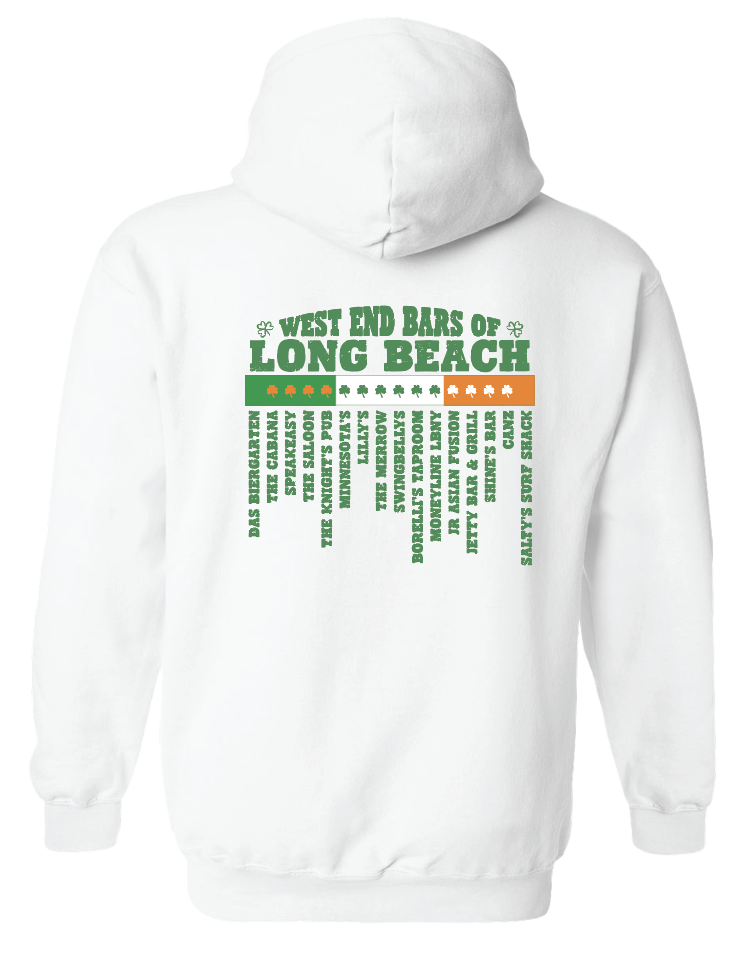 LONG BEACH IRISH DAY West End Bars of Long Beach Graphic Hoodie