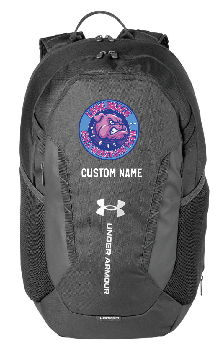 LONG BEACH GIRLS WRESTLING TEAM embroidered Under Armour Backpack