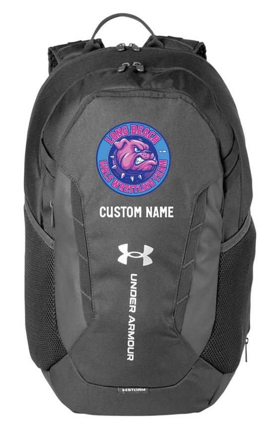 LONG BEACH GIRLS WRESTLING TEAM embroidered Under Armour Backpack