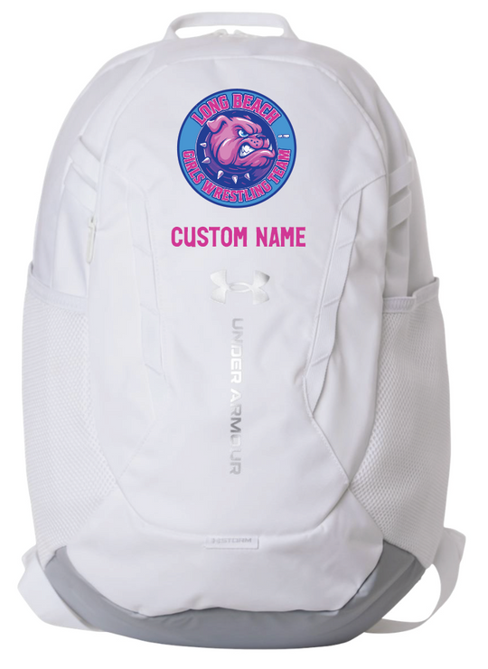 LONG BEACH GIRLS WRESTLING TEAM embroidered Under Armour Backpack
