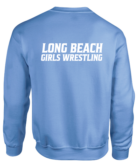 LONG BEACH GIRLS WRESTLING TEAM Crewneck Sweatshirt