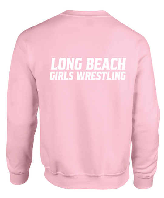LONG BEACH GIRLS WRESTLING TEAM Crewneck Sweatshirt