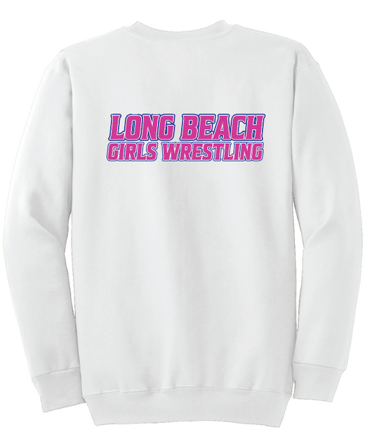LONG BEACH GIRLS WRESTLING TEAM Crewneck Sweatshirt