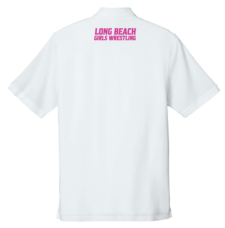 LONG BEACH GIRLS WRESTLING TEAM Embroidered Performance Polo