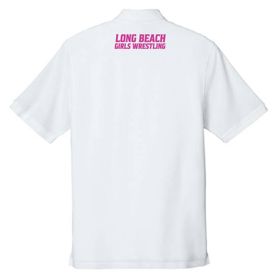 LONG BEACH GIRLS WRESTLING TEAM Embroidered Performance Polo