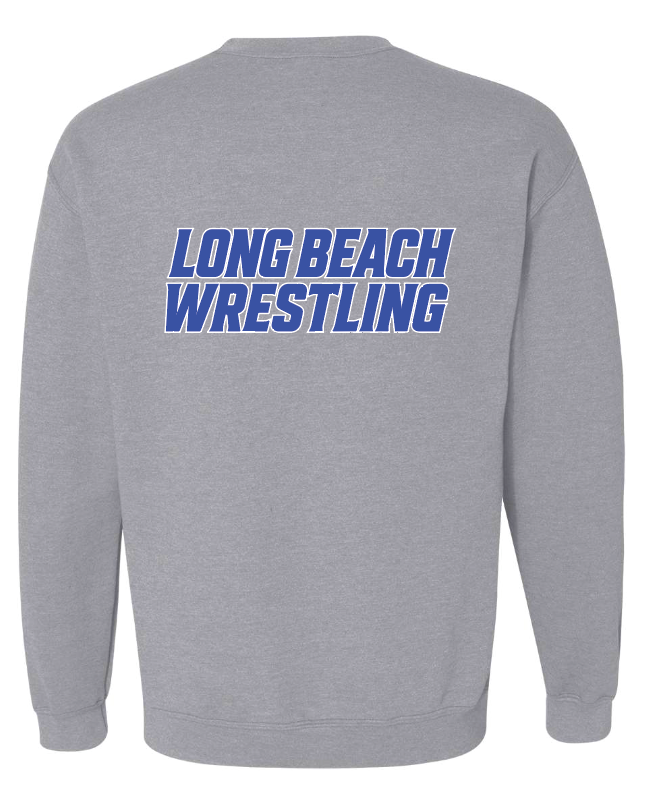 LONG BEACH USA WRESTLING CLUB Crewneck Sweatshirts