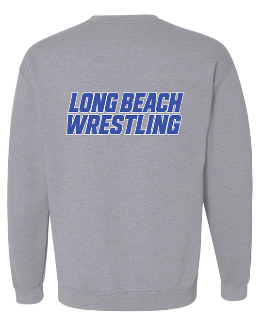 LONG BEACH USA WRESTLING CLUB Crewneck Sweatshirts