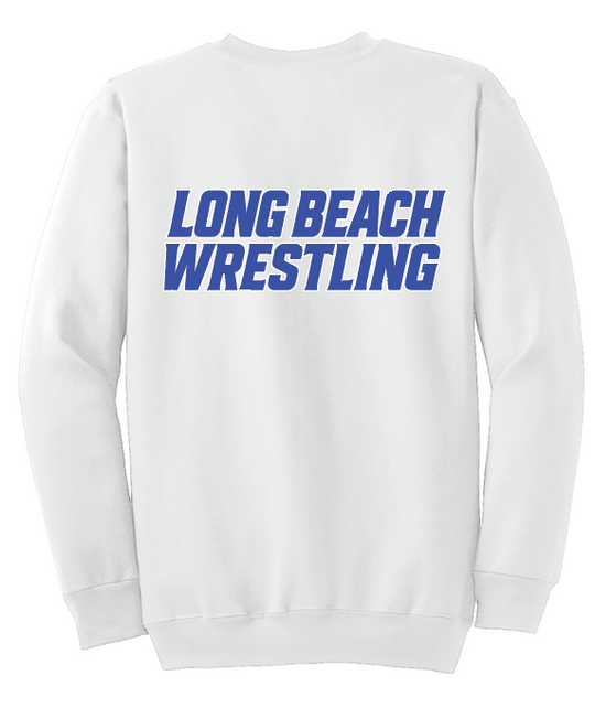 LONG BEACH USA WRESTLING CLUB Crewneck Sweatshirts