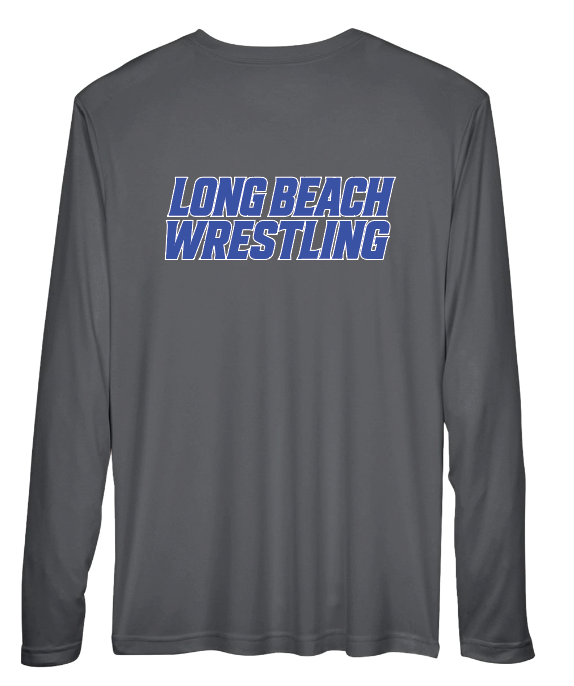 LONG BEACH USA WRESTLING CLUB Performance Long Sleeve Tshirt