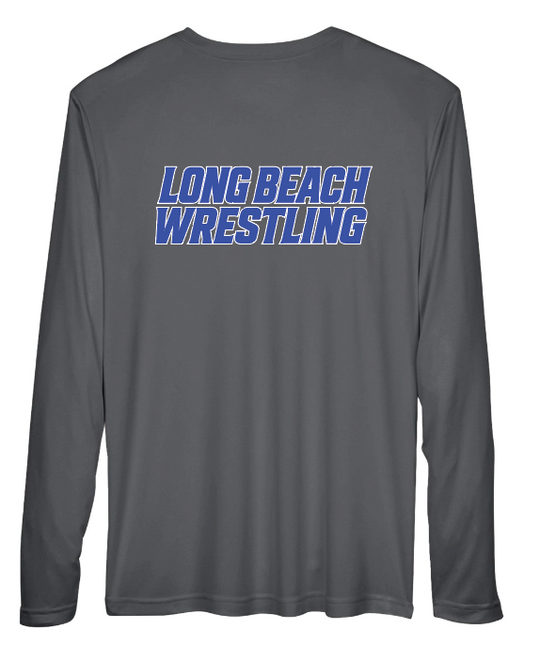 LONG BEACH USA WRESTLING CLUB Performance Long Sleeve Tshirt