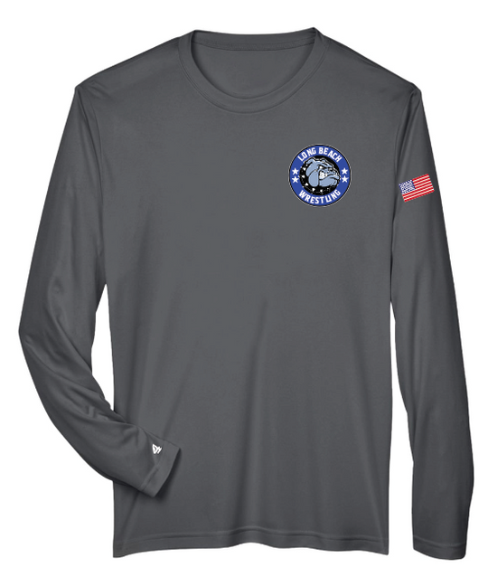 LONG BEACH USA WRESTLING CLUB Performance Long Sleeve Tshirt