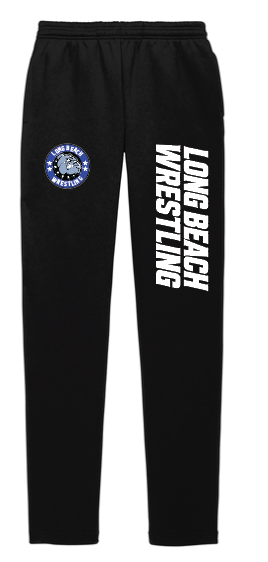 LONG BEACH USA WRESTLING CLUB Open Bottom Sweatpants
