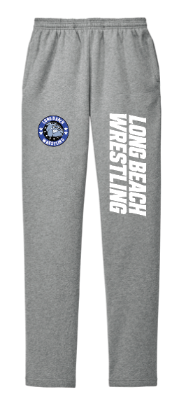 LONG BEACH USA WRESTLING CLUB Open Bottom Sweatpants