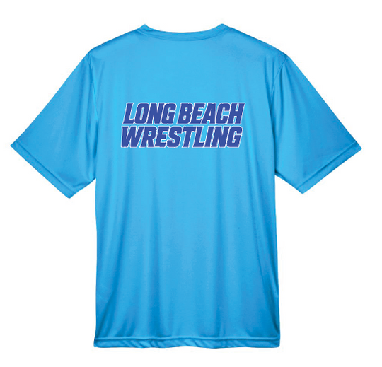 LONG BEACH USA WRESTLING CLUB Performance Short Sleeve Tshirt