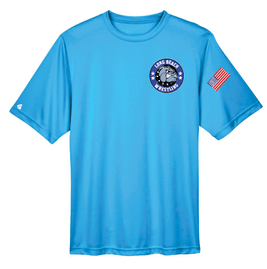 LONG BEACH USA WRESTLING CLUB Performance Short Sleeve Tshirt