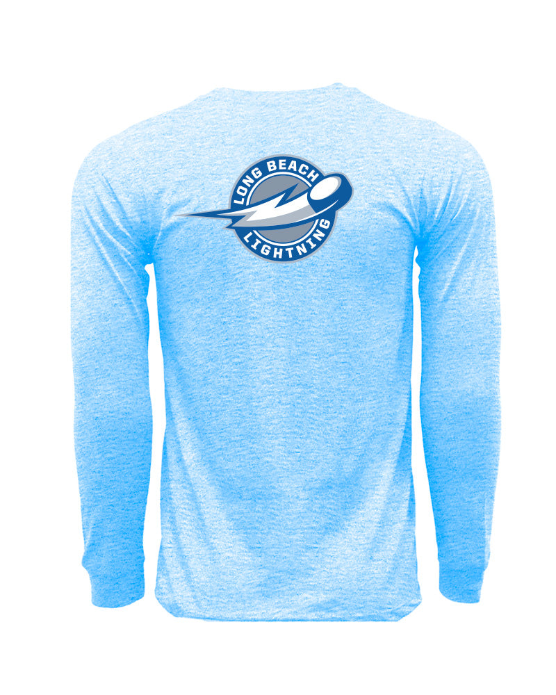 Long Beach Lightning Slap Shot Long Sleeve Cotton Tee