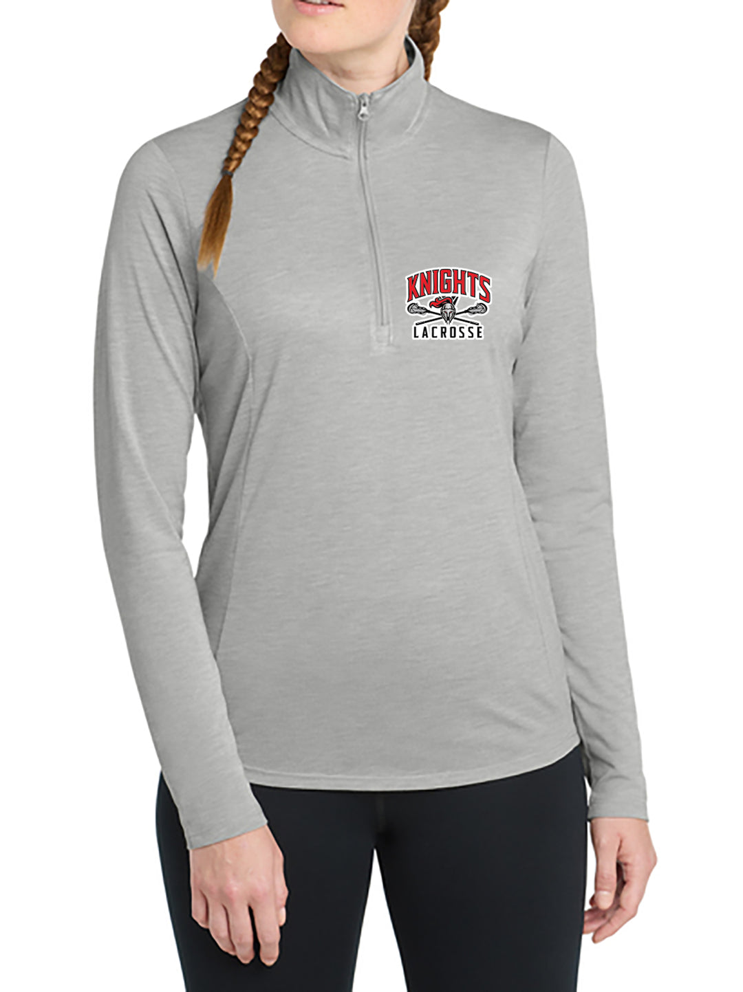 FLORAL PARK WOMENS LACROSSE Embroidered ladies 1/4 ZIP