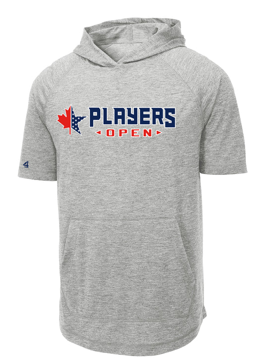 Open Series Players Short Sleeve Tri-blend Hoodie
