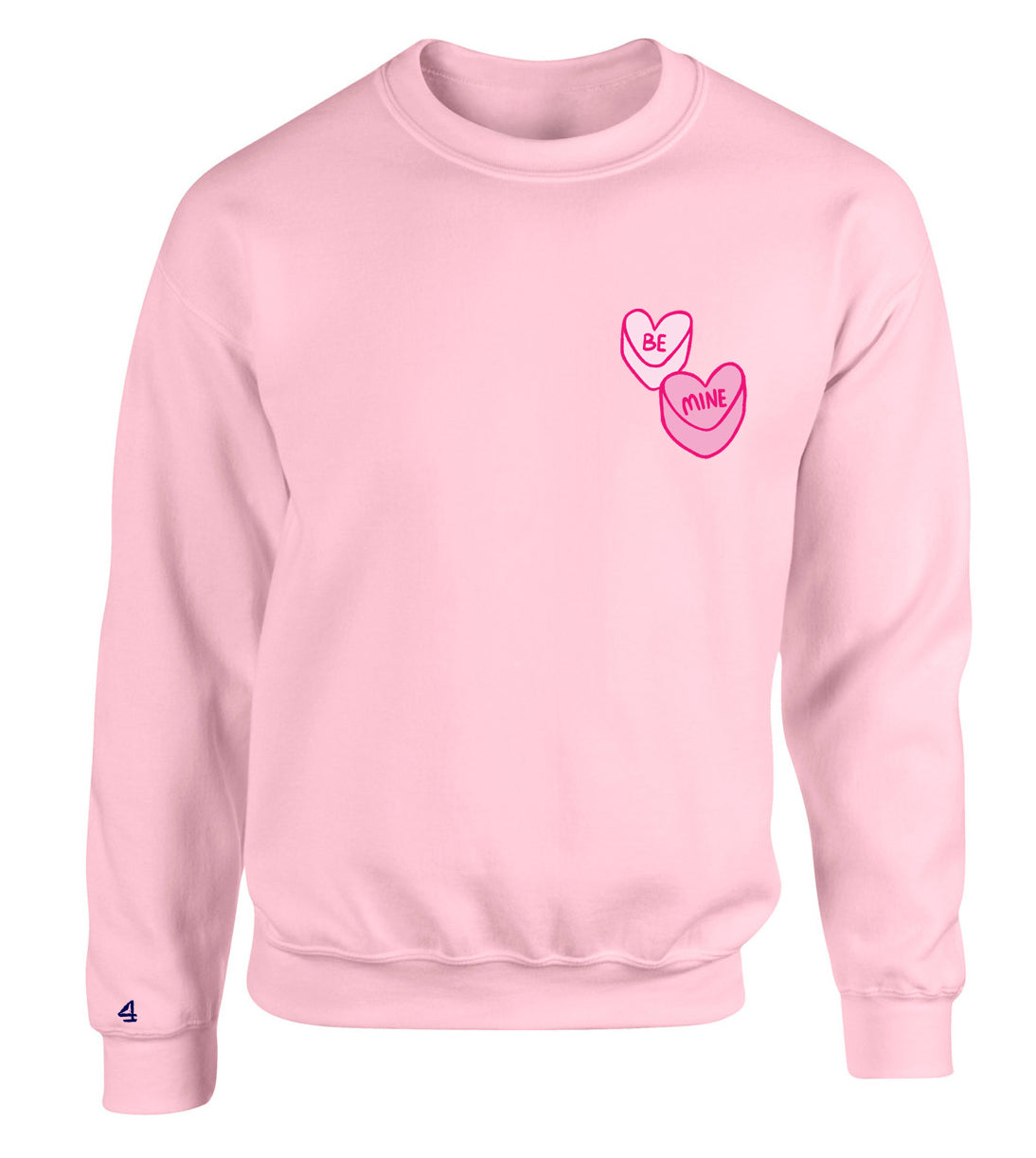 Buoy4 V Day Be Mine Crewneck Sweatshirts