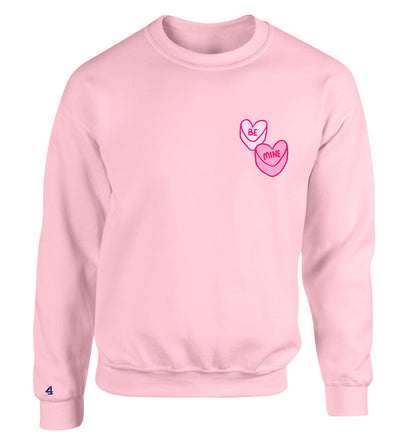 Buoy4 V Day Be Mine Crewneck Sweatshirts