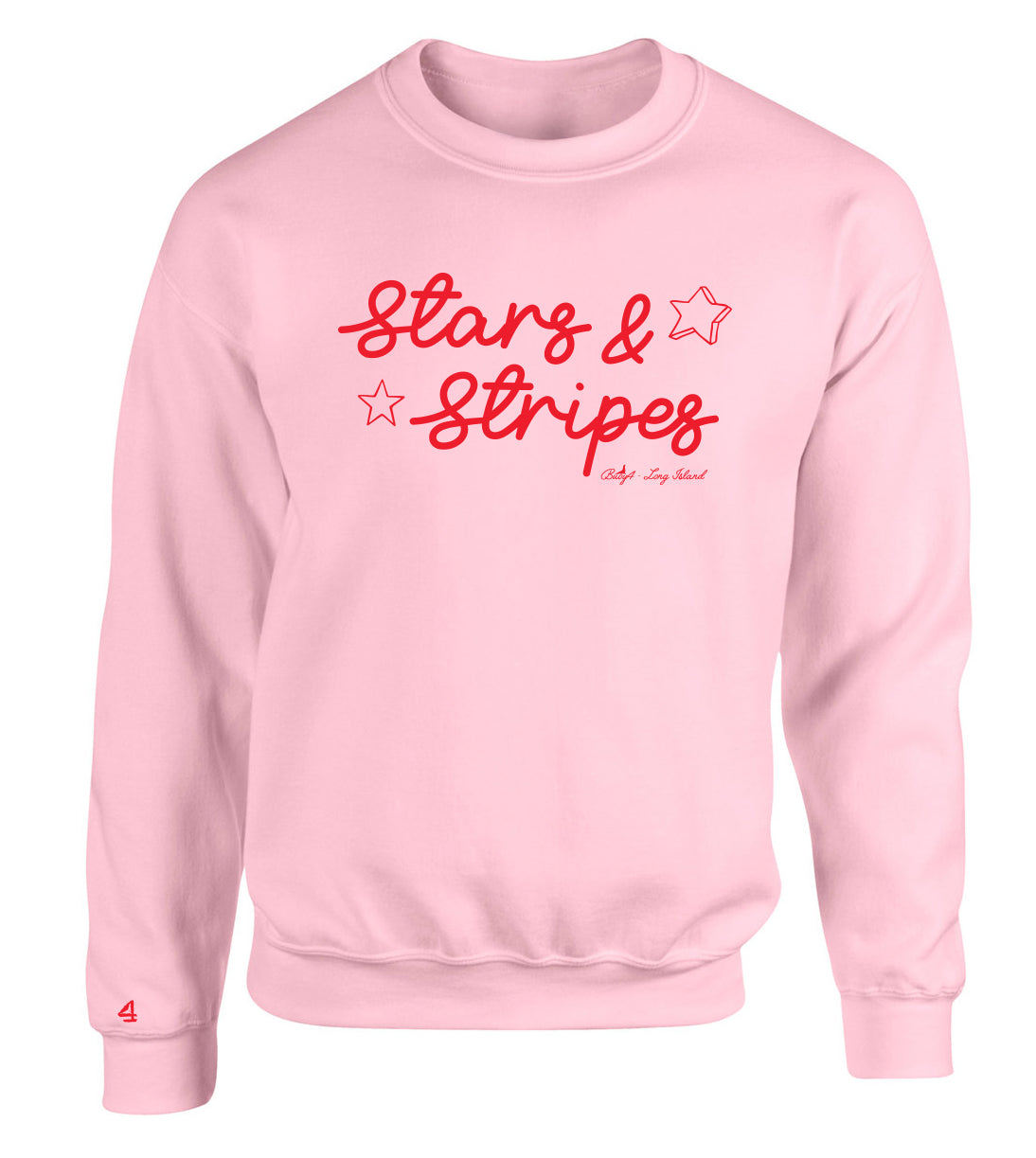 Buoy 4 Stars and Stripes Crewneck Sweatshirt