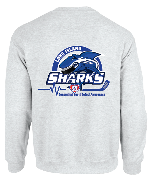 LONG ISLAND SHARKS CHD FUNDRAISER Crewneck