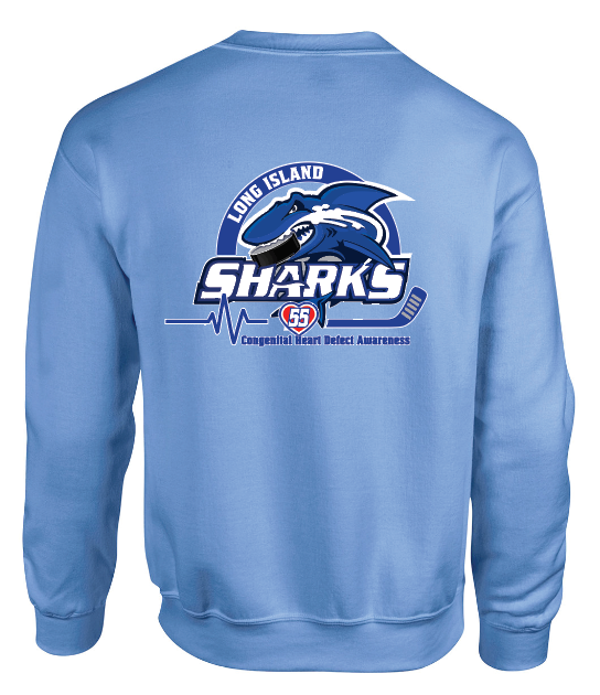 LONG ISLAND SHARKS CHD FUNDRAISER Crewneck