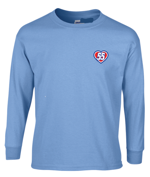 LONG ISLAND SHARKS CHD FUNDRAISER  LONG SLEEVE SHIRT