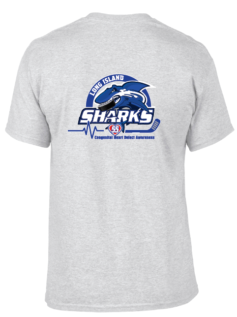 LONG ISLAND SHARKS CHD FUNDRAISER SLEEVE SHIRT