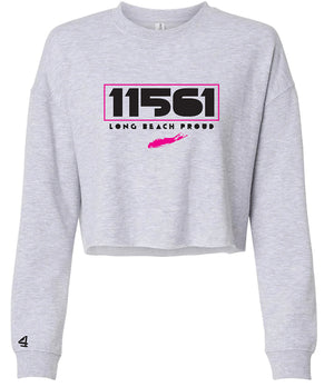 Buoy4 Long Beach Proud 11561 Cropped Crewneck