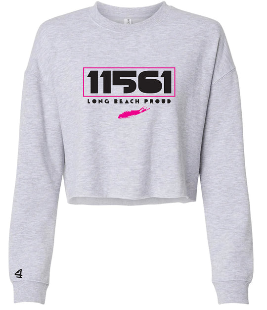 Buoy4 Long Beach Proud 11561 Cropped Crewneck