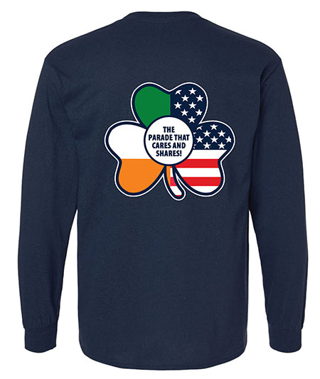 RVC St. Patrick’s Day Parade Shamrock Parade Shamrock Flag Long Sleeve Shirt