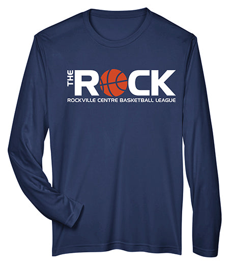 Rockville Centre Basketball League Long Sleeve Performance Shirt