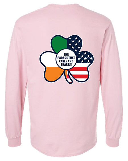 RVC St. Patrick’s Day Parade Shamrock Parade Shamrock Flag Long Sleeve Shirt