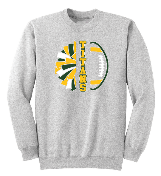 LYNBROOK TITANS FOOTBALL AND CHEER COMBO CREWNECKS