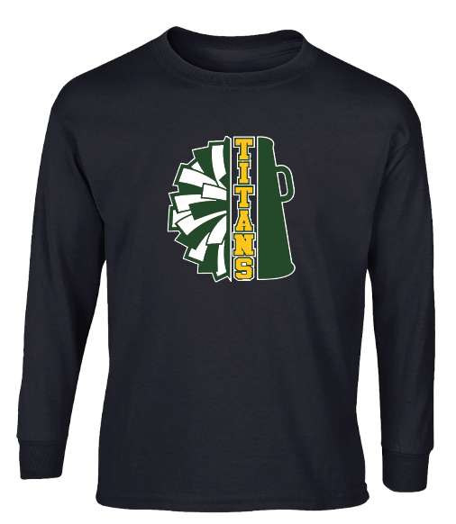 LYNBROOK TITANS FOOTBALL AND CHEER  LONG SLEEVE TEE