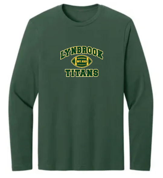 LYNBROOK TITANS FOOTBALL AND CHEER FOOTBALL LONG SLEEVE TEE