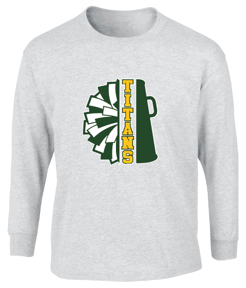 LYNBROOK TITANS FOOTBALL AND CHEER  LONG SLEEVE TEE