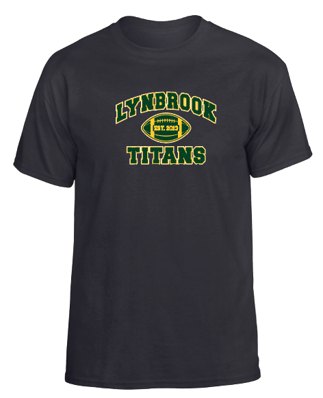 LYNBROOK TITANS FOOTBALL AND CHEER  SHORT SLEEVE TEE