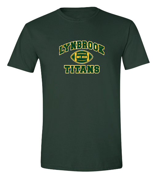 LYNBROOK TITANS FOOTBALL AND CHEER  SHORT SLEEVE TEE