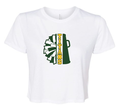 LYNBROOK TITANS FOOTBALL AND CHEER  CROPPED TEE