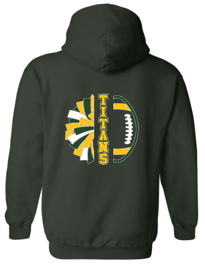 LYNBROOK TITANS FOOTBALL AND CHEER  COMBO HOODIE