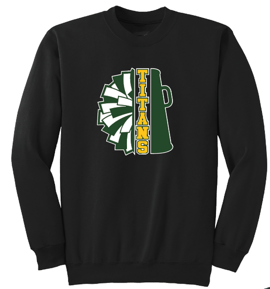 LYNBROOK TITANS FOOTBALL AND CHEER  CREWNECK