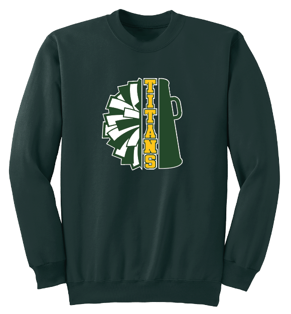 LYNBROOK TITANS FOOTBALL AND CHEER  CREWNECK