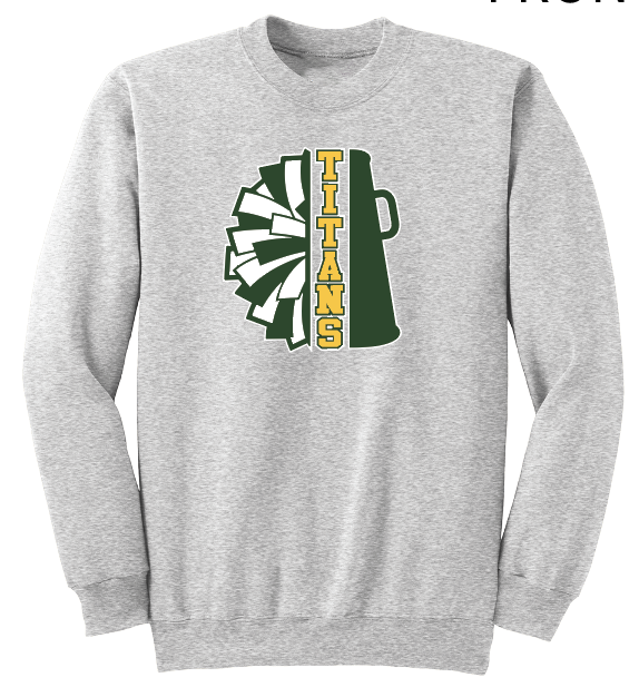 LYNBROOK TITANS FOOTBALL AND CHEER  CREWNECK