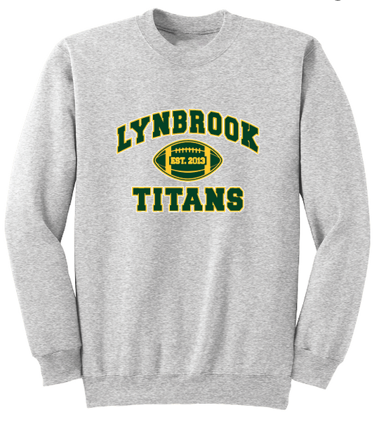 LYNBROOK TITANS FOOTBALL AND CHEER CREWNECKS